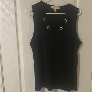 MICHAEL Michael Kors Black Sleeveless Blouse